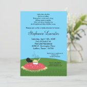 12x18 Miss Muffet Kinderzimmer Kinderdusche Einlad Einladung (Stehend Vorderseite)