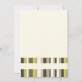 12x18 Modern China Tellers Abendessen Hochzeit Ein Einladung (Rückseite)