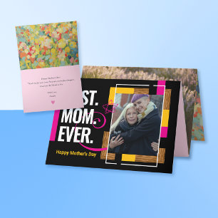 12x18" Modern Custom Foto Mutter Tageskarte für si Karte