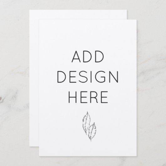 12x18" Moderne Einladungskarten (Vorne/Hinten)