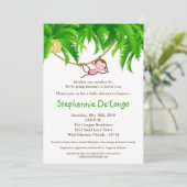 12x18 Monkey Jungle Safari Babydusche Einladung (Stehend Vorderseite)