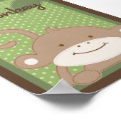 12x18 "Monkey" Jungle Safari Babysitter Poster (Ecke)
