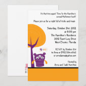 12x18 Monster Bash Halloween-Party Einladung (Vorne/Hinten)