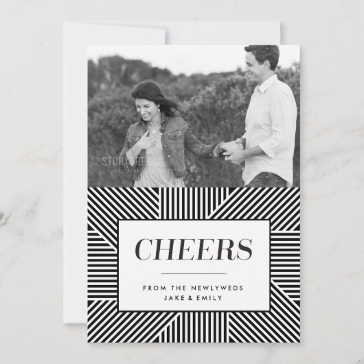 12x18 mutige Feiertags-Verlobung, Einladung (Vorderseite)