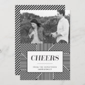 12x18 mutige Feiertags-Verlobung, Einladung (Vorne/Hinten)