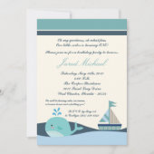 12x18 Nautical Segelboot Einladung zum Geburtstag (Vorderseite)