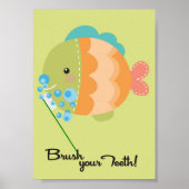 12x18 Ocean Fish Pinsel Teesta Wine Bar Poster (Vorne)