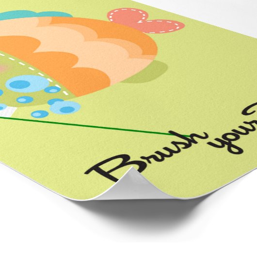 12x18 Ocean Fish Pinsel Teesta Wine Bar Poster (Ecke)