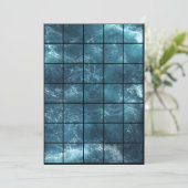 12x18 Ocean Paper Gridmap Einladung (Stehend Vorderseite)