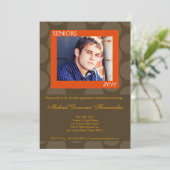 12x18 Oran Circle Polk Foto Abschluss Ankündigung (Stehend Vorderseite)