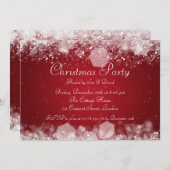 12x18 Party Einladungs-elegantes funkelndes Einladung (Vorne/Hinten)