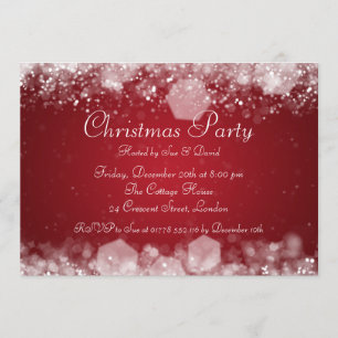 12x18 Party Einladungs-elegantes funkelndes Einladung