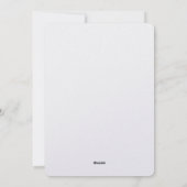 12x18 Pearl Shimmer Feiertagskarte (Rückseite)