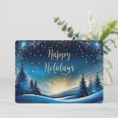 12x18 Pearl Shimmer Feiertagskarte (Stehend Vorderseite)