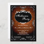 12x18 Pendant Broach Halloween-Party Einladung (Vorne/Hinten)