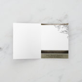 12x18 personalisierte FALTENDE FOTO Feiertagskarte (Innenseite)