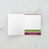 12x18 Personalisierte FOTO-Grußkarte Feiertagskarte (Innenseite)