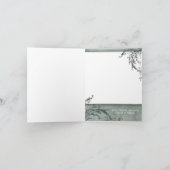 12x18 Personalisierte FOTO Weihnachtskarte Feiertagskarte (Innenseite)