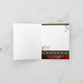 12x18 Personalisierte FOTO Weihnachtskarte Feiertagskarte (Innenseite)