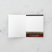 12x18 Personalisierte FOTO Weihnachtskarte Feiertagskarte (Innenseite)