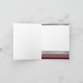 12x18 Personalisierte FOTO Weihnachtskarte Feiertagskarte (Innenseite)