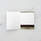 12x18 Personalisierte FOTO Weihnachtskarte Feiertagskarte (Innenseite)