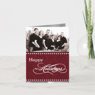 12x18 Personalisierte FOTO Weihnachtskarte Feiertagskarte