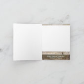 12x18 Personalisierte FOTO Weihnachtskarte Feiertagskarte (Innenseite)