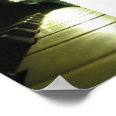 12x18 Piano in Sunlight Poster (Ecke)