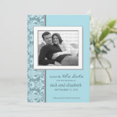 12x18 Pick DEIN EIGENES Farbbarometer Save the Dat Date (Stehend Vorderseite)