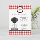 12x18 Picnic Summer Barbecue Party Einladung (Stehend Vorderseite)