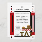 12x18 Picnic Summer Barbecue Party Einladung (Vorne/Hinten)