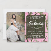 12x18 Pink Hunters Camouflage Camoufla Höhere Ankü Ankündigung (Vorderseite)