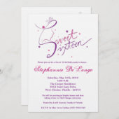 12x18 Princess Girl Sweet 16 Geburtstag Einladung (Vorne/Hinten)