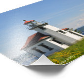 12x18 Pt Robinson Leuchtturm mit Rainier Fotodruck (Ecke)