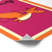 12x18 Pterodactyl Dinosaurier Wall Art Poster (Ecke)