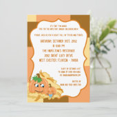 12x18 Pumpkin Patch Halloween-Party Einladung (Stehend Vorderseite)