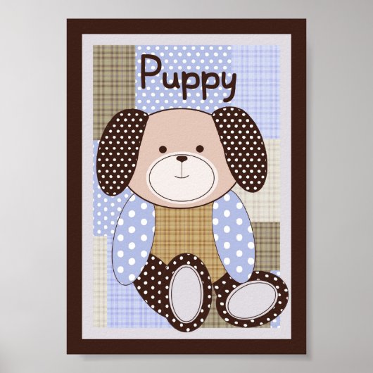 12x18 "Puppy" Graham Crackers Baby Beet Wall Art Poster (Vorne)