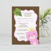 12x18 Queen of the Jungle Baby Shower Einladung (Stehend Vorderseite)