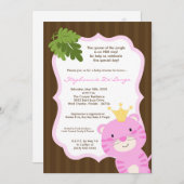 12x18 Queen of the Jungle Baby Shower Einladung (Vorne/Hinten)