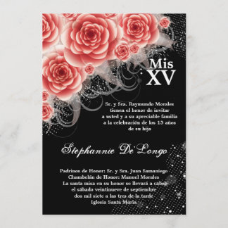 12x18 Quinceanera Geburtstagsfeier Einladung