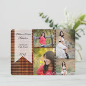 12x18 Rusted Corregated Metal Senior Ankündigung (Stehend Vorderseite)