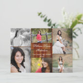 12x18 Rusted Corregated Metal Senior Ankündigung (Stehend Vorderseite)