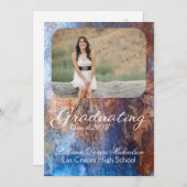 12x18 Rusted Metal Old Steel Gru Senior Ankündigun Ankündigung (Vorne/Hinten)