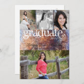 12x18 Rusted Metal Old Steel Gru Senior Ankündigun Ankündigung (Vorne/Hinten)