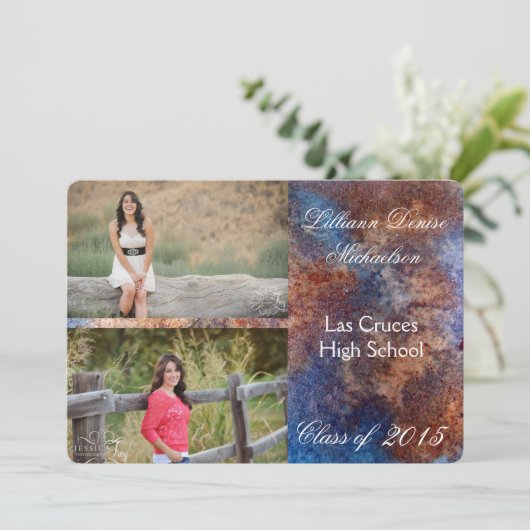 12x18 Rusted Metal Old Steel Gru Senior Ankündigun Ankündigung (Stehend Vorderseite)