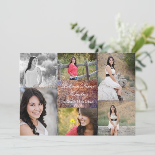 12x18 Rusted Metal Old Steel Gru Senior Ankündigun Ankündigung (Stehend Vorderseite)