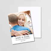 12x18 Save the Date mit Foto Einladung