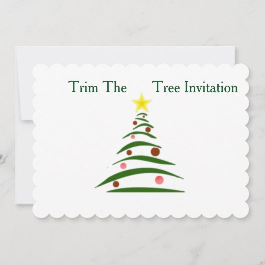 12x18 Scalloday Einladung mit Umschlag (Vorderseite)