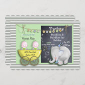 12x18-Scallope Einladung (Vorne/Hinten)